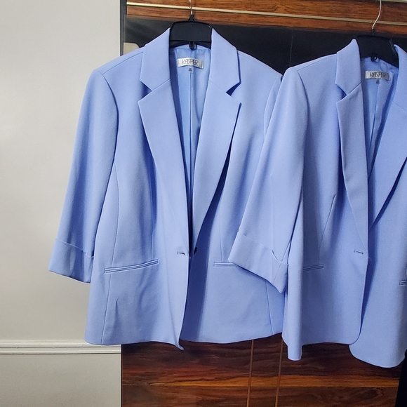 NWT Kasper Woman Light Blue Color Jacket; Lined; Szs 18W & 20W; $55 Each. - Picture 13 of 13